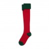 Chaussettes de chasse rouges et vertes