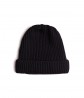 Bonnet en laine mérinos noir Berteil