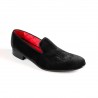 Mocassins velours kensington noir