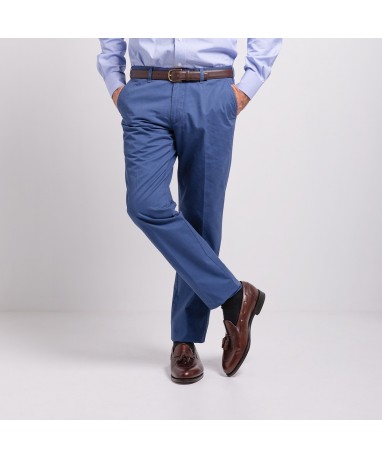 Pantalon ajusté marine
