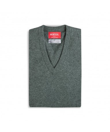 Pull col V en lambswool cliff
