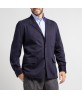 Veste destructurée en coton marine berteil