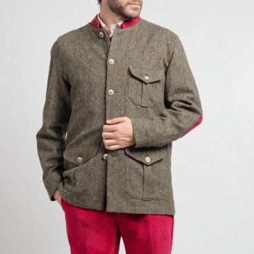 Suffolk tweed donegal forestière berteil