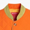 Gilet matelassé orange-olive clair