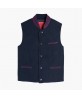 Gilet matelassé marine-prune