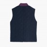 Gilet matelassé marine-prune