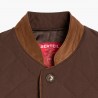 Gilet matelassé marron-tabac