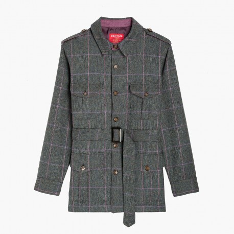 Pinkerton tweed à chevrons et carreaux