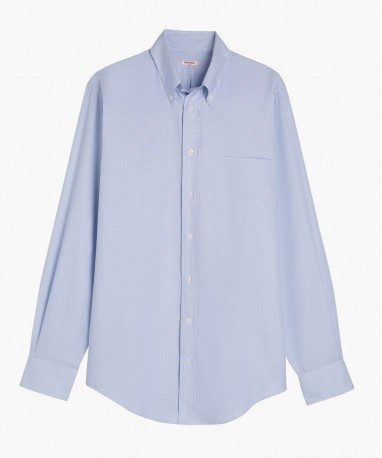 Chemise col boutonné pied de puce berteil