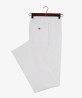 Pantalon ajusté en coton blanc berteil