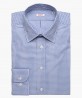Chemise col classique vichy bleue Berteil