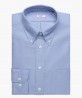 Chemise col boutonné unie bleue Berteil