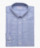 Chemise col boutonné vichy bleue Berteil