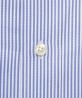 Chemise ajustée petit col à rayures bleues Berteil