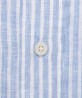 Chemise col boutonné en lin unie ciel berteil