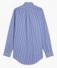 Chemise col classique à rayures bleues berteil