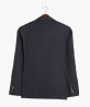 Veste doublée en lin marine
