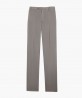 Pantalon ajusté en coton gris berteil