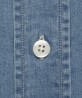 Chemise col boutonné en coton et lyocell jean Berteil