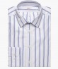 Chemise col classique à fines rayures bleues berteil