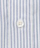 Chemise col boutonné unie à rayures bleues berteil