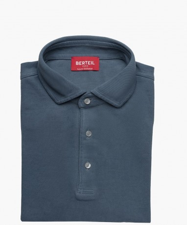 Polo en coton jean