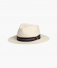 Panama naturel bandeau bicolore