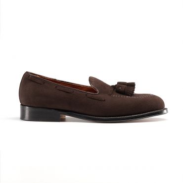 Alden - Mocassin à pampilles veau velours