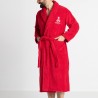 Peignoir de bain rouge 