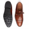 Richelieu semelle commando marron berteil
