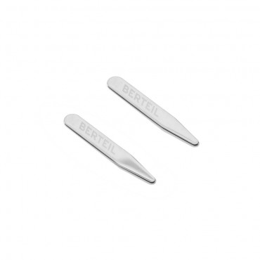 2 ailettes inox et étui feutre berteil