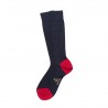 Chaussettes bicolores fil d'écosse marrine