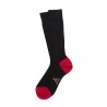 Chaussettes bicolores fil d'ecosse noires
