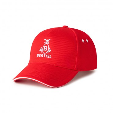 Casquette coton rouge Berteil