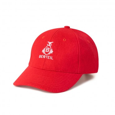Casquette en laine et suédine