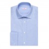 Chemise ajustee petit col mous