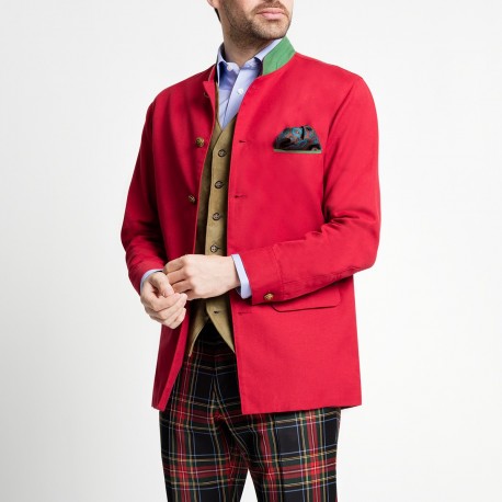 Alexander en coton rouge alizarine berteil