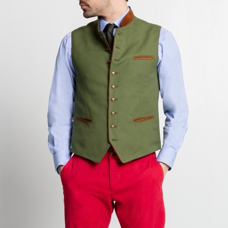 Gilet autrichien vert