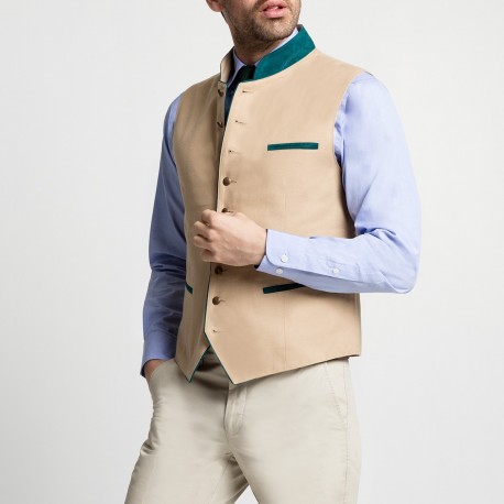 Gilet autrichien crème