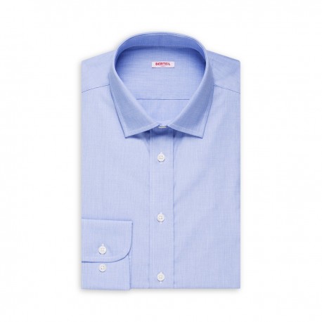 Chemise ajustee petit col