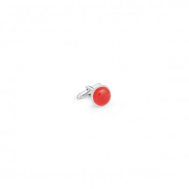 Boutons en onyx rouge berteil