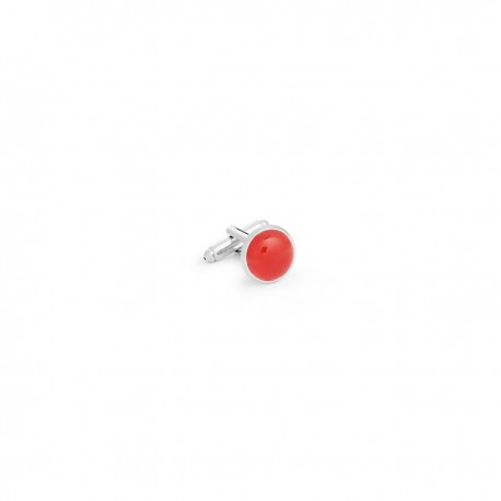 Boutons en onyx rouge berteil