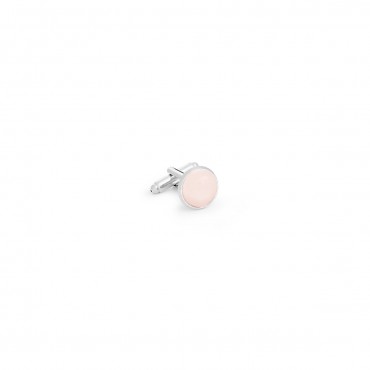 Boutons en quartz rose Berteil
