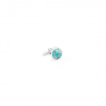 Boutons en turquoise bleue berteil