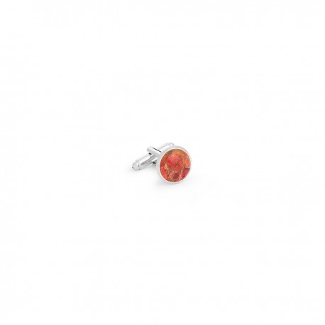 Boutons en turquoise orange berteil