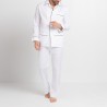 Pyjama en popeline blanc