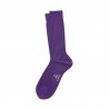 Chaussettes triple  fil d'ecosse parme