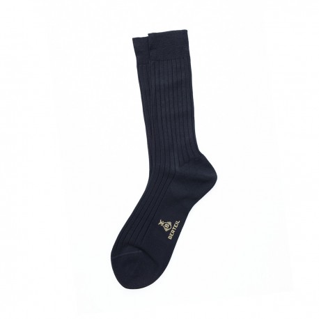 Chaussettes triple fil d'ecosse nero