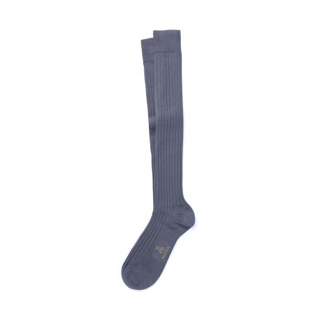 Chaussettes longues triple fil d'ecosse grises