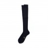 Chaussettes longues fil d'ecosse nero